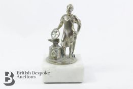 Vulcan Nickel Plated Mascot