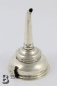George III Silver Wine Funnel - Bateman
