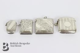 Four Silver Vesta