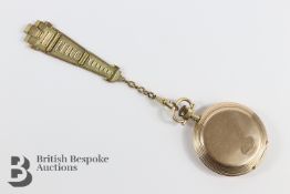 Gentleman's Art Deco Full Hunter Pocket Watch