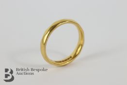 22ct Gold Wedding Band
