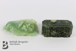 Chinese Bowenite Jade Carving