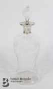 Silver Collared Glug-Glug Decanter