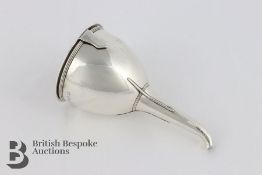 George III Silver Wine Funnel