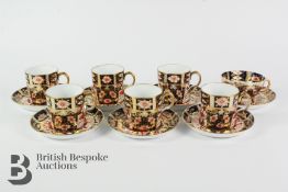 Crown Derby Coffee Can Set