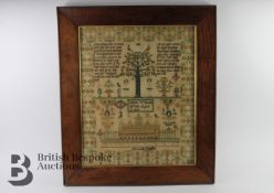 19th Century Needlework Sampler