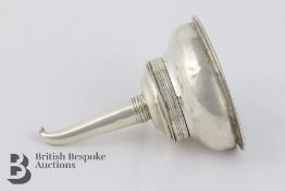 George III Silver Wine Funnel