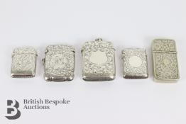 Four Silver Vesta