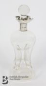 Edward VII Silver Medium Glug-Glug Decanter