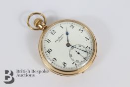 J.W Benson 9ct Gold Pocket Watch