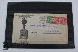 1912 Roberts Numbering Machine Advertising Envelope