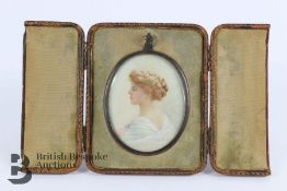 Portrait Miniature on Ivory