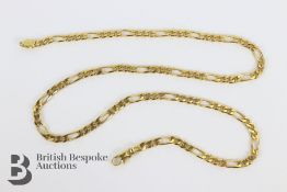 18ct Yellow Curb Link Gold Neck Chain