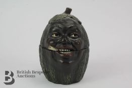 Quirky Ceramic Tobacco Jar and Cover