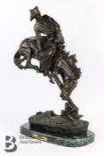 After Frederick Remington Bronze Statue
