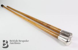 Silver Topped Walking Sticks