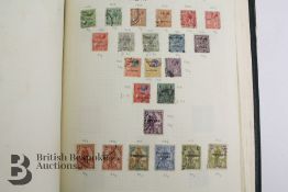 Worldwide Stamp Collection in 2 Green Albums
