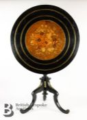19th Century Irish Circular Tilt-top Wine Table
