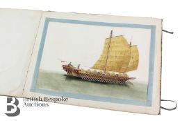 Youqua (active 1840-1870) Chinese Rice Painting Album