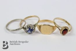 Three 9ct Gold Rings