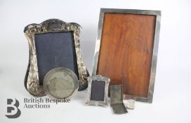 Four Silver Photo Frames
