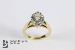 14ct Yellow Gold Diamond Ring