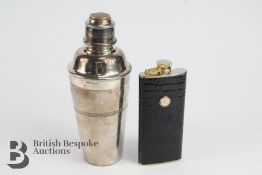 MG Cocktail Shaker and Drinks Hip Flask