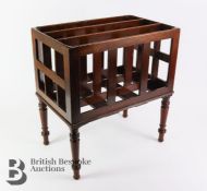 George III Mahogany Canterbury