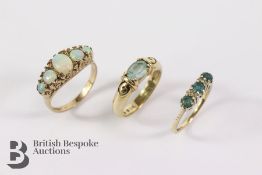 Collection of 9ct Rings
