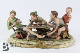 Capodimonte Figural Group