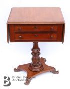 William IV Mahogany Drop Leaf Table