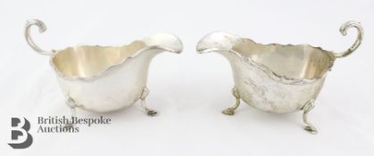 Pair of Silver Sauce Boats