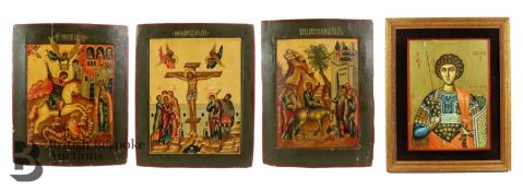 Orthodox Religious Icon - Painted Panels