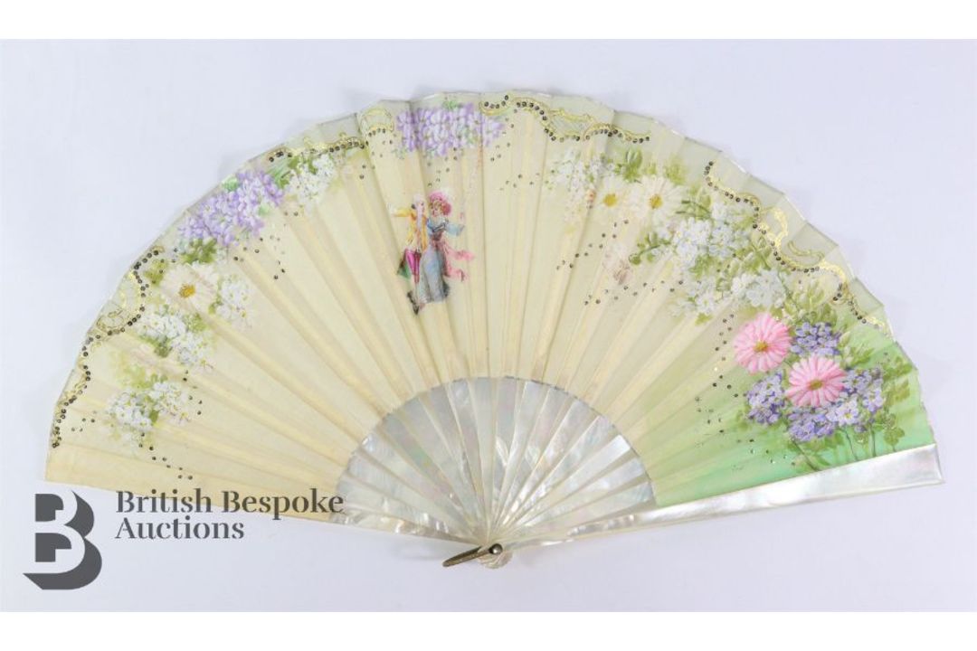 Edwardian Lady's Black Parasol - Image 2 of 7