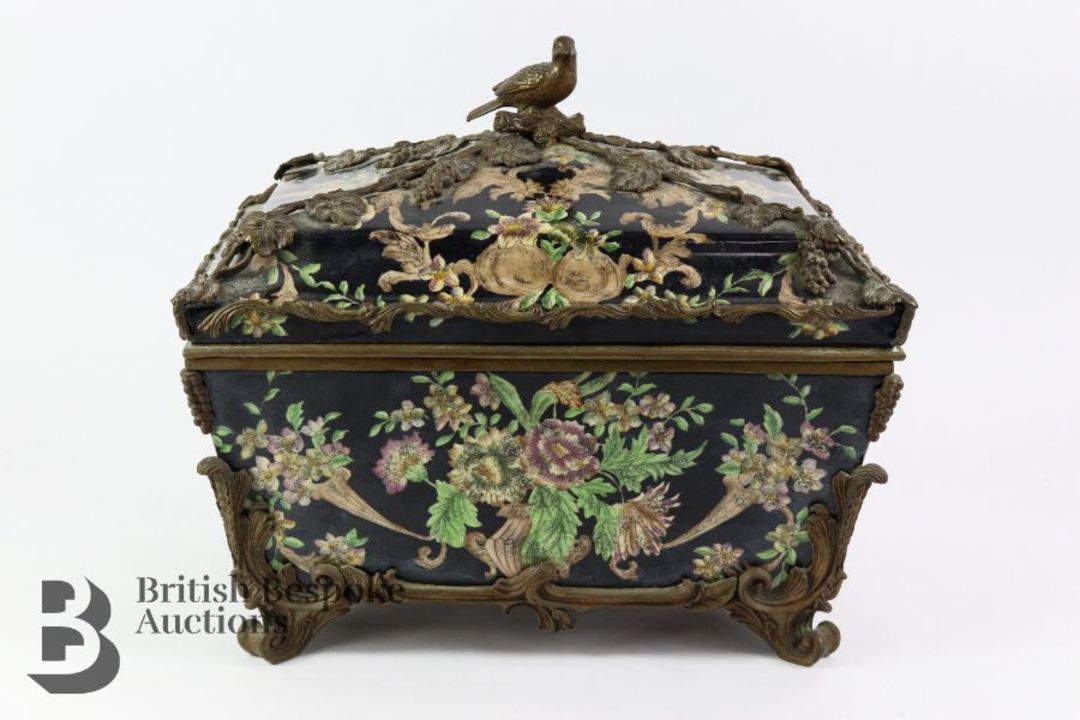 20th Century Ceramic Jardiniere and Cover - Image 1 of 9