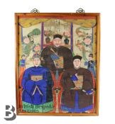 19th Century Chinese Ancestor Scroll Painting