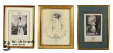 19th Century Engravings of Her Majesty Queen Victoria