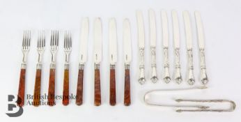 Georgian Set of Four Knives and Forks