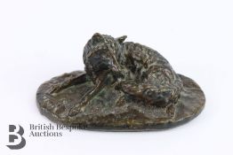 After Mene - Cast Bronze Fox