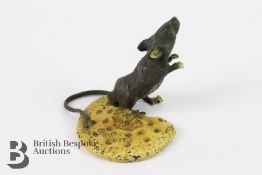 Contemporary Bronze Mouse
