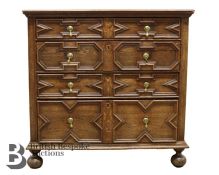 Oak Jacobean Chest of Drawers
