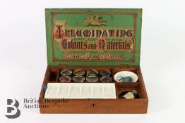 Edwardian Oak Artist's Box