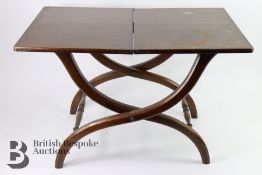 Victorian Mahogany X-Frame Table
