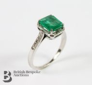 18ct Gold Emerald Ring