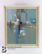 Two Abstract Oils on Board