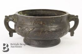 Chinese Bronze Censor