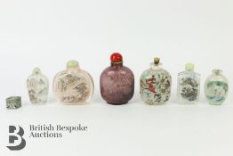 Six Chinese Snuff Bottles