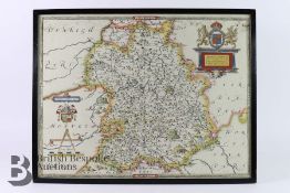 Christopher Saxton - Map of Shropshire