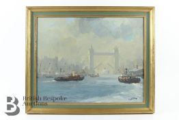 Hugh Edward Ridge (1899-1976) Oil on Canvas