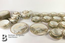 Fine Japanese Kutani Tea Set